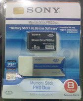 MS Pro Duo Sony 8 GB Mark 2